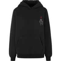 Women's fluffy hoodie Miss Tee K Heart EMB