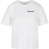 Women's T-shirt Miss Tee Take It Easy Flowers