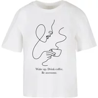 Women's T-shirt Miss Tee Drink Coffee Be Awesome