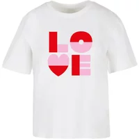 Women's T-shirt Miss Tee Love Heart Letters