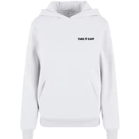 Hoodie Damen Miss Tee Take It Easy Flowers