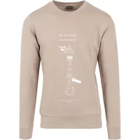 Crewneck sweatshirt Mister Tee Depresso