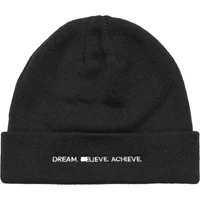 Thick knitted women's hat Mister Tee Dream Believe Achieve