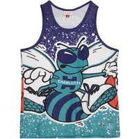 D bardeur Mitchell & Ness Jumbotron Mesh Charlotte Hornets