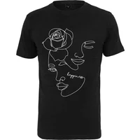 Damen-T-Shirt Mister Tee one line rose