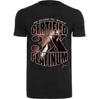 T-shirt Mister Tee tupac me against the world platinium