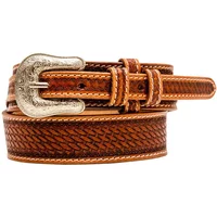 Leather belt woman Myra Bag Vandal Hand-Tooled