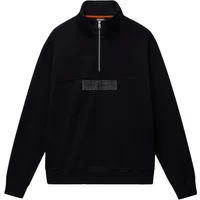 Half Zip Sweatshirt in French Terry Napapijri Box Logo