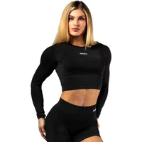Women's long-sleeve T-shirt Nebbia Power Crop Top image 2
