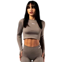 Women's long-sleeve T-shirt Nebbia Power Crop Top image 2