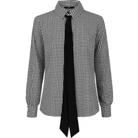 Diamond pattern tie blouse for women Nife