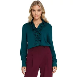 Women's Viscose Blouse With Ruffles Nife