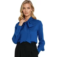 Viskose-Bluse mit Gürtel für Frauen Nife