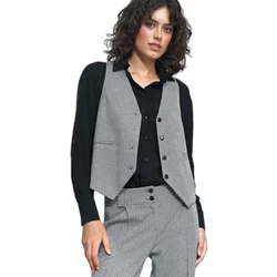 Elegant Patterned Women's Waistcoat Nife