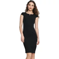 Women's pencil dress with split Nife