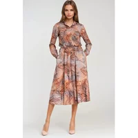 Women's midi shirt dress in viscose Nife