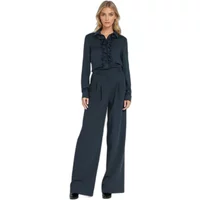 Bundfaltenhose Damen Nife Wide Leg