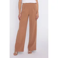 Hoch taillierte Hose mit Falten Damen Nife