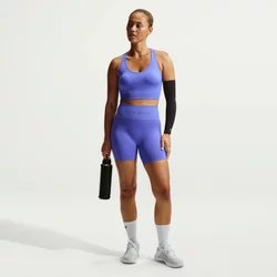 Canottiera Corta Senza Cuciture Donna Nike Pro