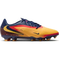 Nike Phantom 6 Low Haaland Academy FG/MG Jaune Bleu Chaussures de football Nike Phantom 6 Low Academy EH FG/MG