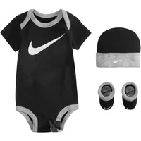 Set aus Strampelanzug + Mütze + Babys chuhe für Jungen Nike NHN Swoosh