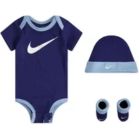 Set aus Strampelanzug + Mütze + Babys chuhe für Jungen Nike NHN Swoosh