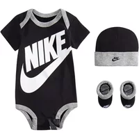 Set aus Strampelanzug + Mütze + Babys chuhe für Jungen Nike NHN Furura Logo