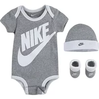 Set aus Strampelanzug + Mütze + Babys chuhe für Jungen Nike NHN Furura Logo