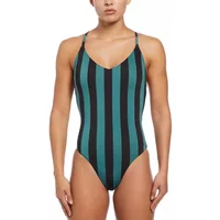 One-piece swimsuit for girls Nike Statement Stripe image 2