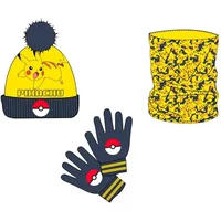 Nintendo Pokémon Pikachu Scarf, Hat, and Gloves Set