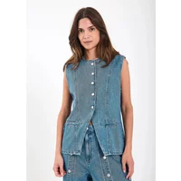Sleeveless denim jacket for women Norr Kenzie