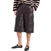 Leder Bermuda für Damen Norr Monica