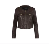 Damen Lederjacke mit Reißverschluss Oakwood Susan