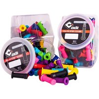 Velo Store - UK ODI Valve caps Odi grosse valve (x100) | Extra 10% off with Subscription, Postage £16.79 to UK Fedex.
