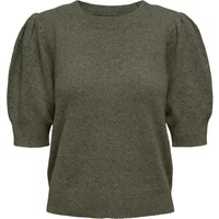 Pullover mit Rundhalsausschnitt und 2/4 Ärmeln für Damen Only Rica