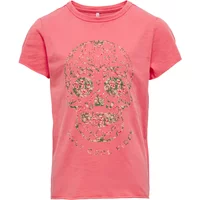 Girl's T-shirt Only kids Koglulu Red Skull