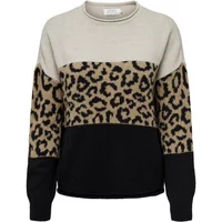 Pullover mit Rundhalsausschnitt Damen Only Jade Animal