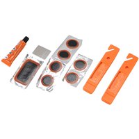 Velo Store - UK Bike repair kit with scraper and tyre levers Optimiz | Extra 10% off with Subscription, Postage £16.79 to UK Fedex.