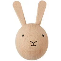 Wooden mini rabbit for kids crochet OYOY Living Design
