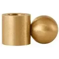 Brass candlestick OYOY Living Design Palloa