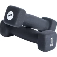 Pair of dumbbells Pure2Improve neoprene 2x 1Kg image 2