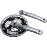 Velo Store - UK Aluminium mountain bike crankset with chain guard P2R 7-8V. 170 mm 42-34-24 | Extra 10% off with Subscription, Postage £16.79 to UK Fedex.