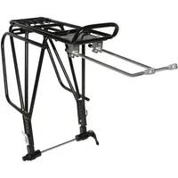 Velo Store - UK Rear bike carrier with adjustable aluminium rods, fixing on hollow axle hub and disc brake compatible P2R 130-135Mm | Extra 10% off with Subscription, Postage £16.79 to UK Fedex.