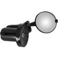 Velo Store - UK Left or right round folding bicycle mirror with road handlebar attachment P2R | Extra 10% off with Subscription, Postage £16.79 to UK Fedex.