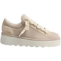 Lace-up suede leather trainers for women Panchic