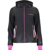 Women's zip-up hooded fleece jacket Peak Mountain Softshell image 2