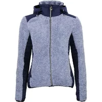Two-tone zip-up hoodie fleece for women Peak Mountain image 2