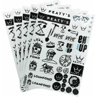 Velo Store - UK Stickers pack Peaty's | Extra 10% off with Subscription, Postage £16.79 to UK Fedex.