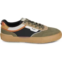 Pepe Jeans Nolan Essence Homme Kaki chaussure Baskets Pepe Jeans Nolan Essence