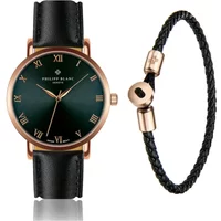 Watch and leather strap Philipp Blanc Bern